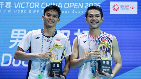 Ganda Putra Bulu Tangkis Indonesia Fajar/Fikri Juara China Open 2025