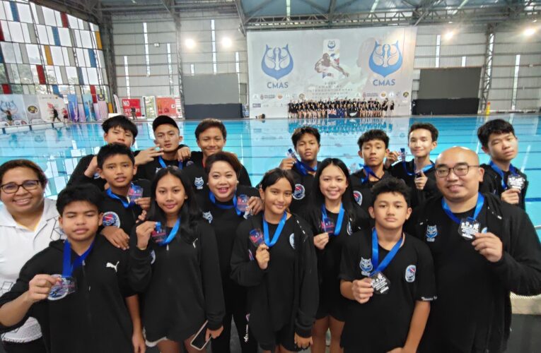 Tim Selam U-15 Juara Ketiga pada Penampilan Pertama Kejuaraan Internasional Underwater Hockey