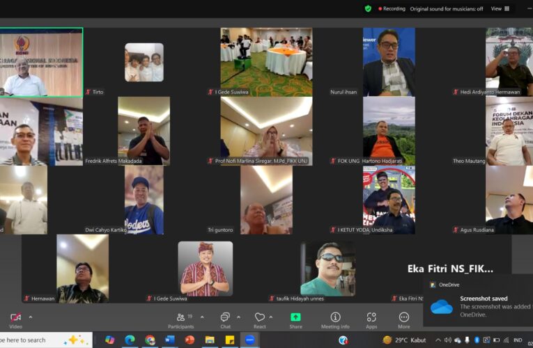 Pertemuan Forum Dekan Fakultas Ilmu Keolahragaan (FIK) di Bali Tahun 2025 Diharapkan Hasilkan Terobosan untuk Prestasi Atlet