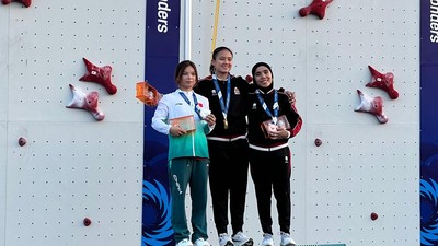 Kontingen Panjat Tebing Indonesia Raih 3 Medali pada The World Games 2025 di Chengdu