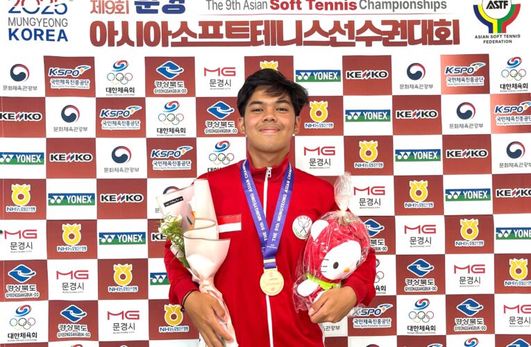 Atlet Soft Tenis Kaltim Saiful Fadilah Raih Perunggu Kejuaraan Asia