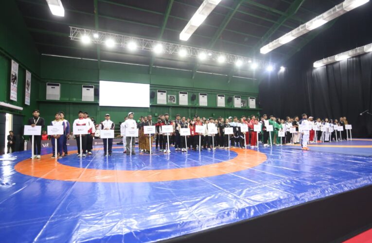 Pertandingan Gulat PON Bela Diri Kudus 2025 Resmi Dimulai, PGSI Apresiasi Dukungan KONI