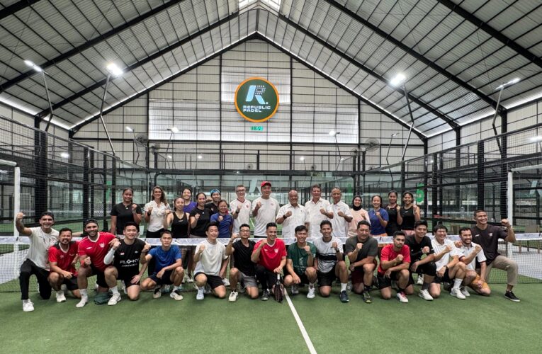 Ketum KONI Pusat Melepas Timnas Indonesia ke Asia Championship Padel Cup 2025 Doha