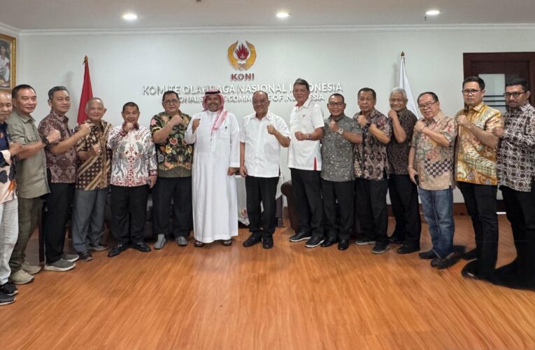 Terima Presiden IMF, Ketum KONI Pusat Tegaskan Indonesia Siap Jadi Tuan Rumah Piala Dunia Sepakbola Mini 2026