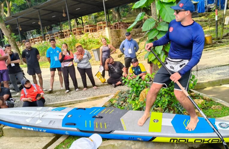 SUP Kian Populer, PODSI Hadirkan Peraih Medali Kejuaraan Dunia Andrii Kraitor Latih Pelatih Daerah