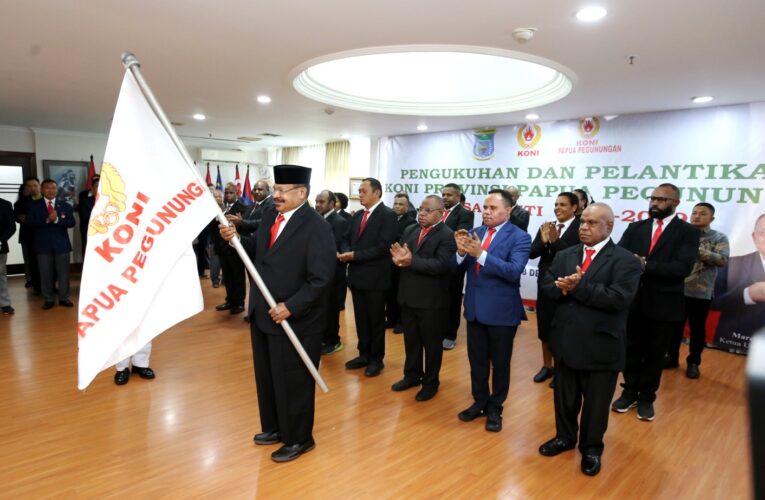 Gubernur Jhon Tabo Nahkodai KONI Papua Pegunungan, Marciano Norman Beri Apresiasi