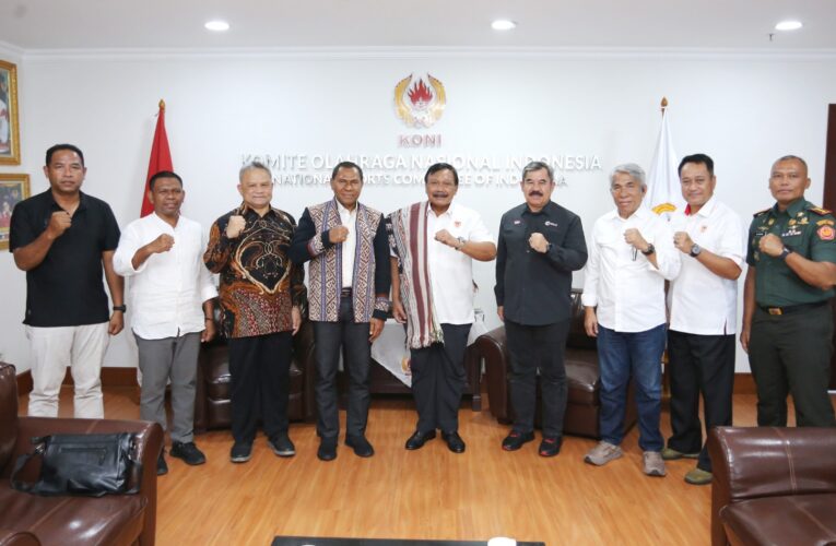 Waketum I KONI Pusat Terima Kunjungan Wakil Gubernur NTT Bahas Perencanaan PON XXII/2028 NTT-NTB