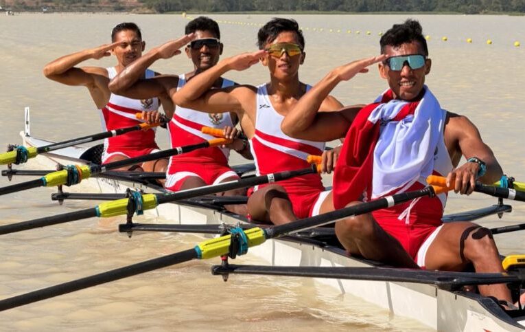 Tim Rowing Putra Indonesia Sumbang Medali Emas ke-56 SEA Games 2025 Thailand
