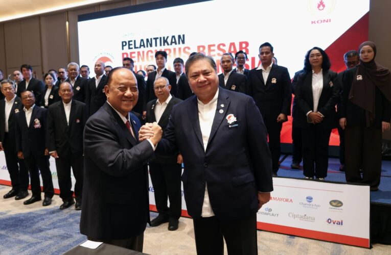 Lantik Airlangga Hartarto, Ketum KONI Pusat Harapkan Prestasi Wushu Terus Meningkat