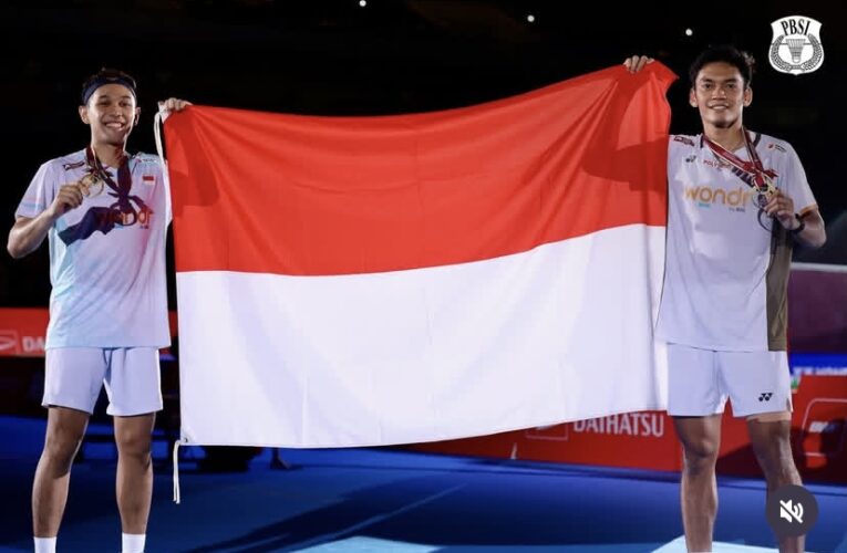 Taklukkan Ganda Putra Nomor Satu Dunia, Fajar/Fikri Persembahkan Gelar Japan Open 2026 untuk Indonesia