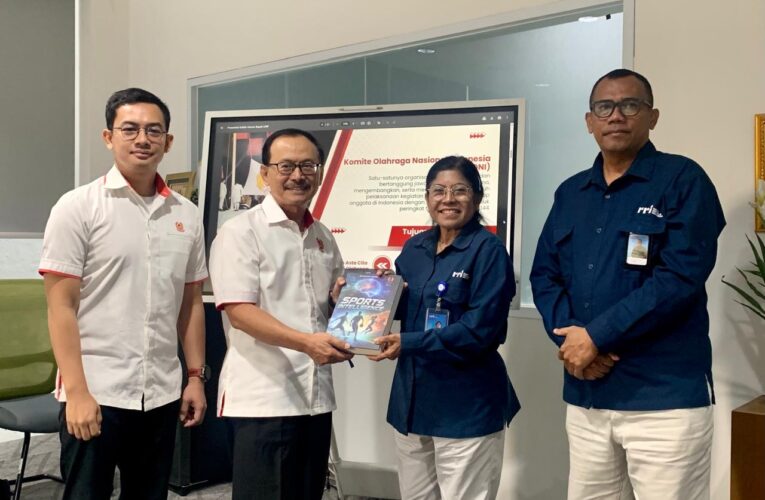 KONI Pusat dan RRI Siap Lanjutkan Kerja Sama Perkuat Ekosistem Olahraga Nasional