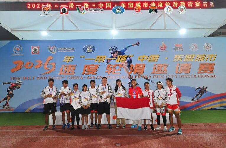 Persembahkan Kado HUT Ke-81 RI, Kontingen Sepatu Roda Indonesia Ukir Prestasi Gemilang di Cina