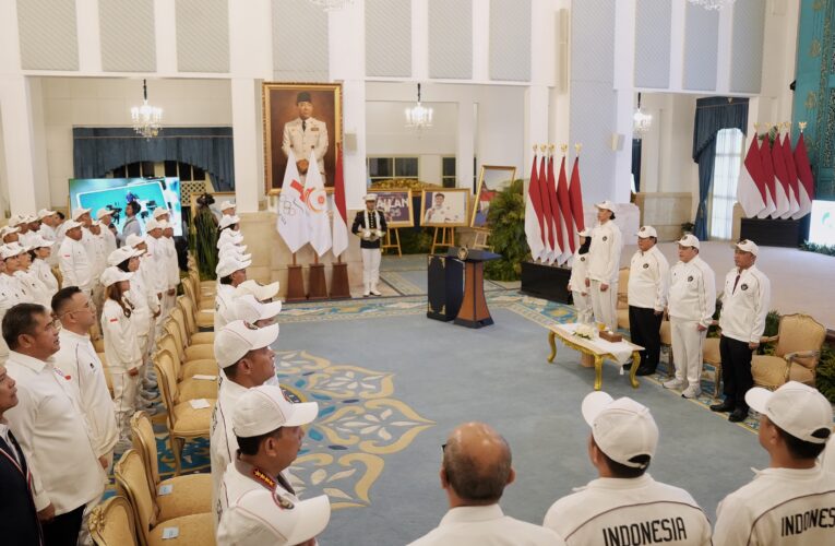 Resmi Dilepas Presiden Prabowo Subianto, Kontingen Indonesia Siap Kibarkan Merah Putih Di Asian Games 2026 